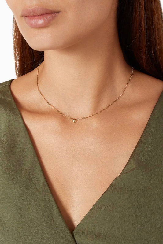 Astrid & Miyu 18kt gold plated love heart charm