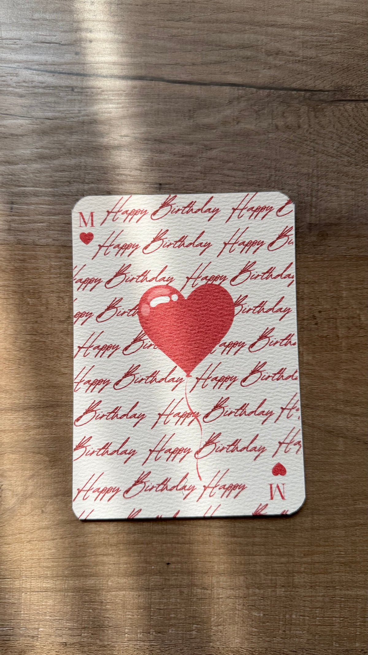 Playing card (m)