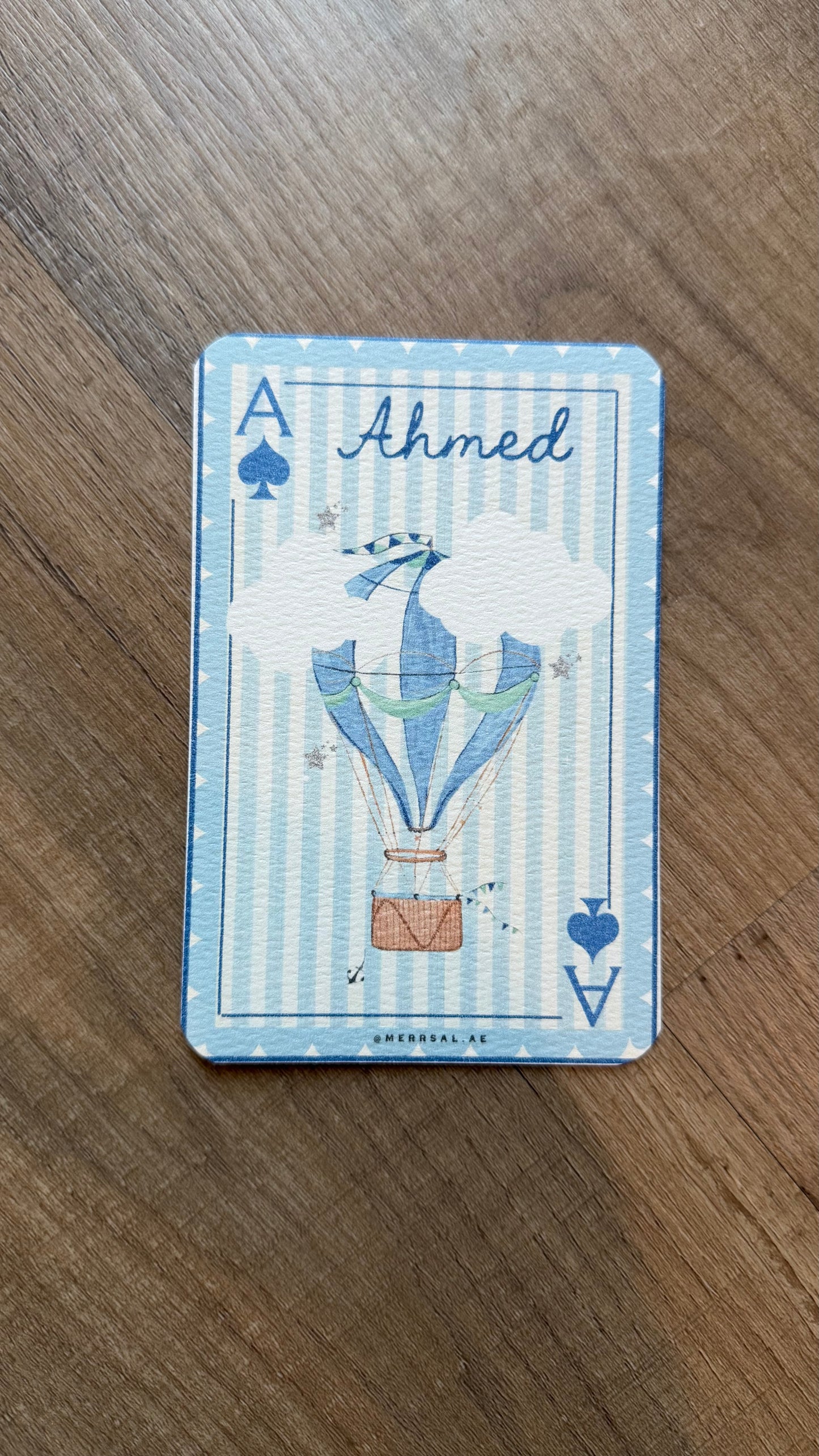 Ahmed playing card