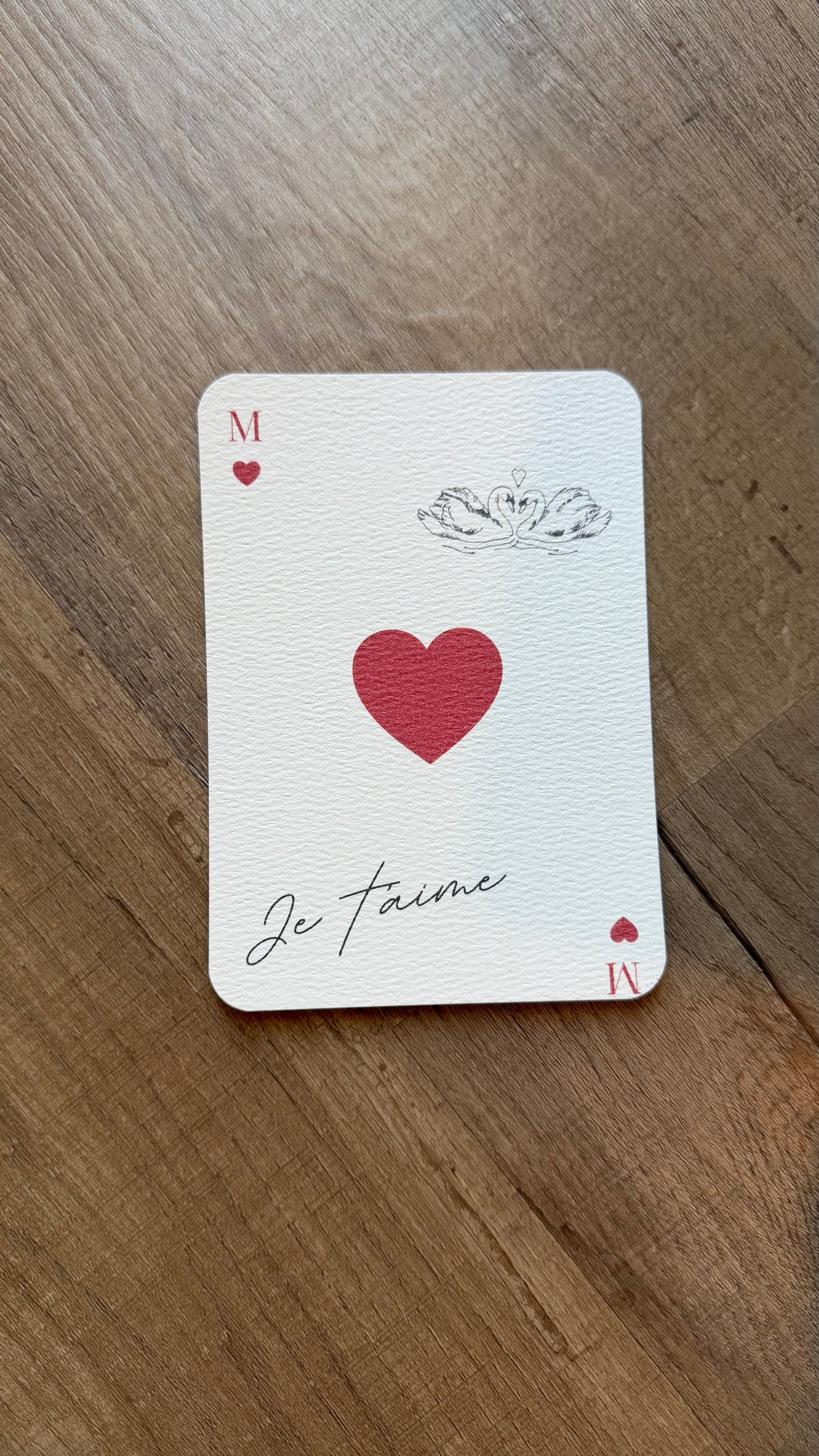 MM playing card