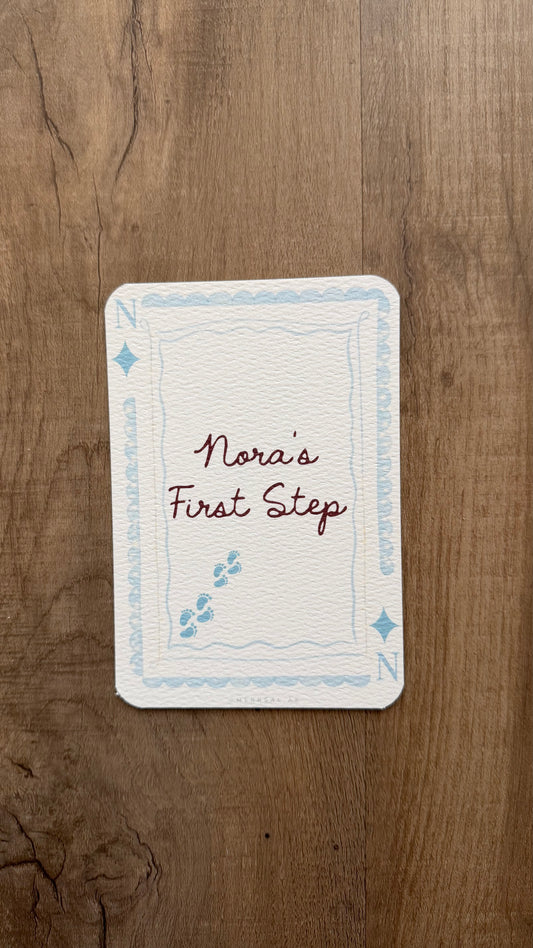 Baby playing-card