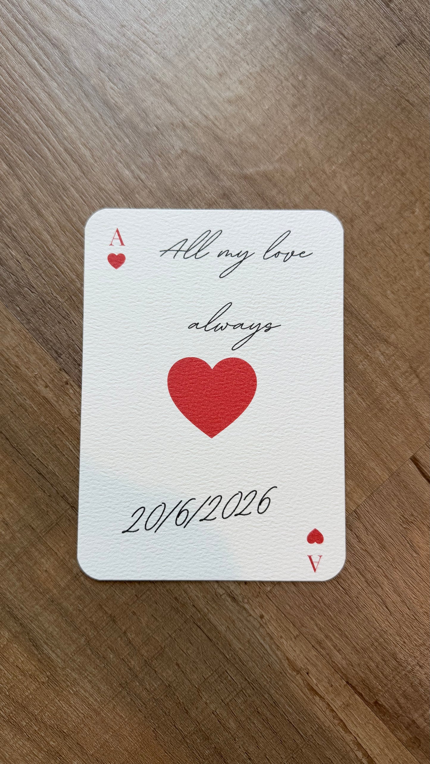 20/6 : playing card AA