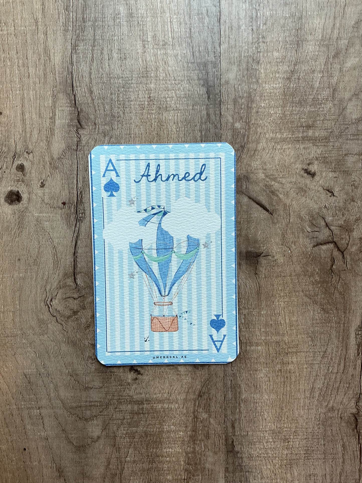 Ahmed playing card