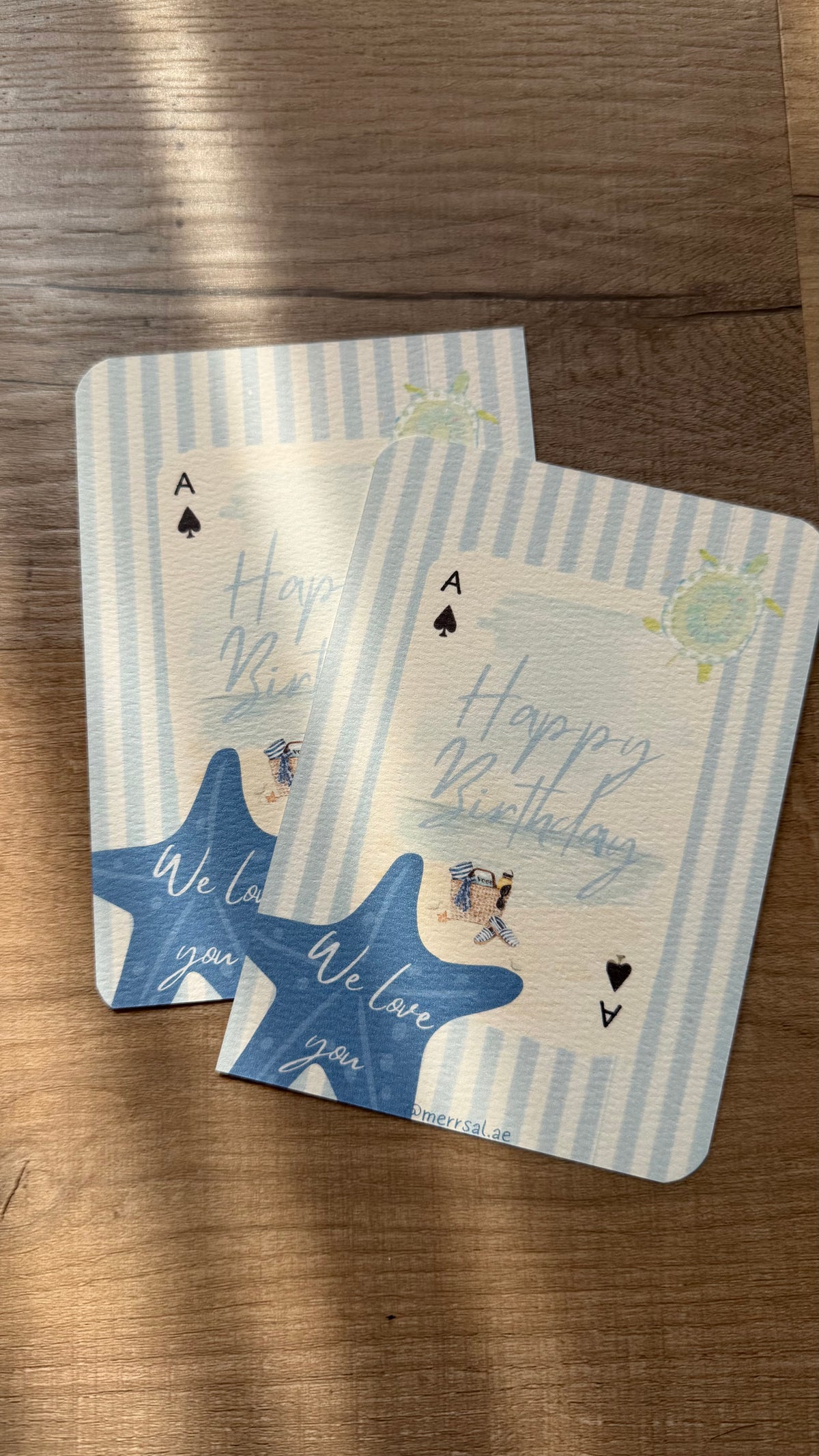 Beach card