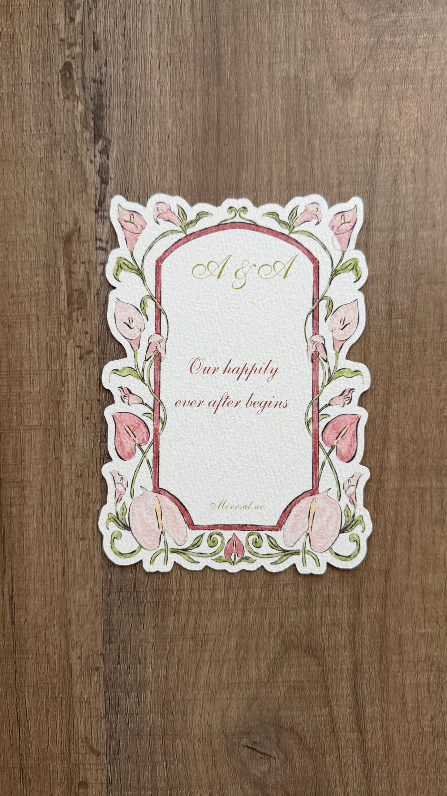 Flower card