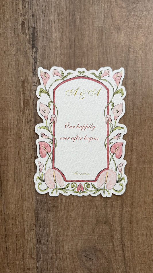 Flower card