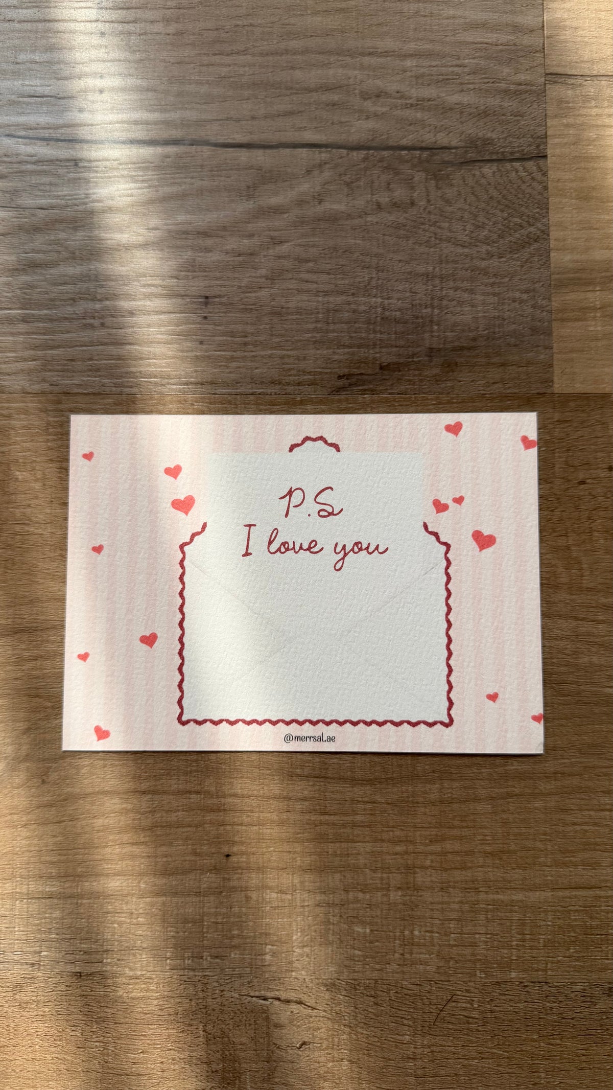 I love you