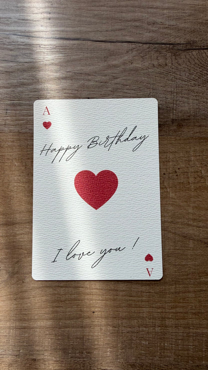 Playing card ( double-sided)