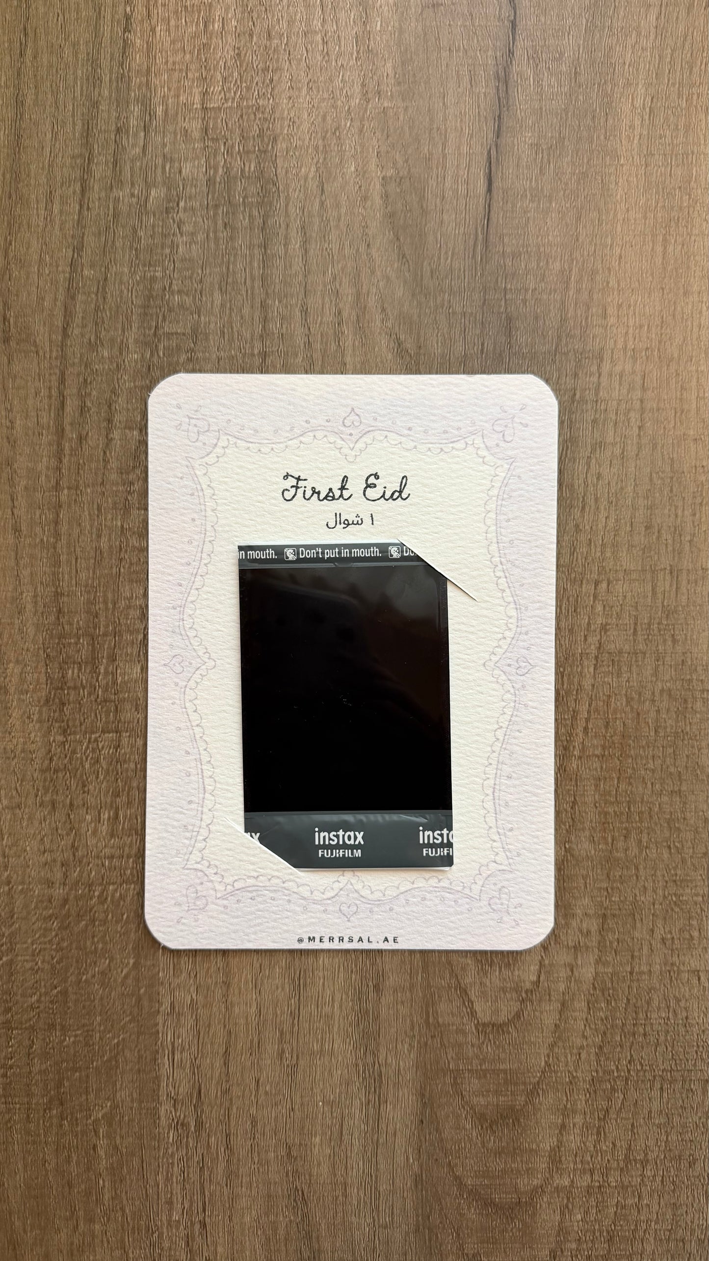 Polaroid card
