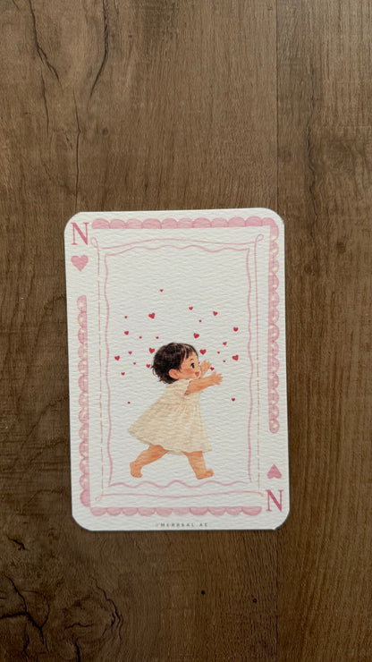Baby playing-card