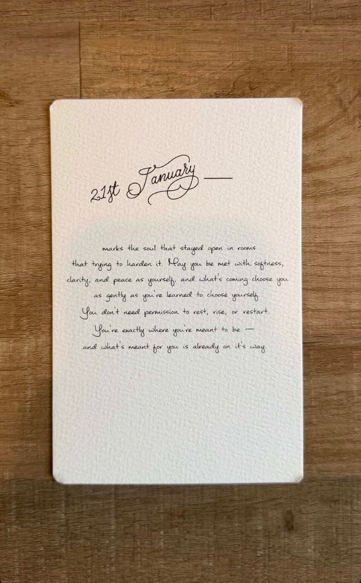 Classic Love Note