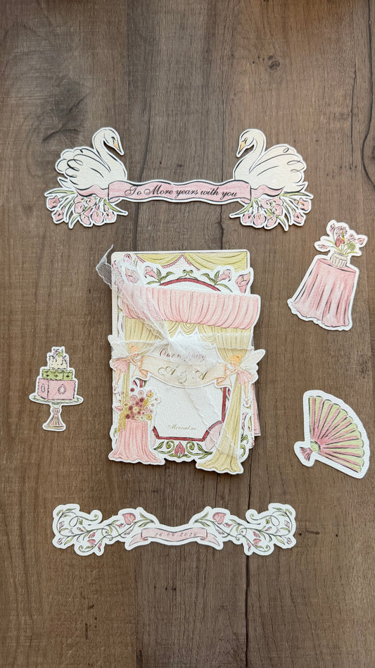 Wedding green & pink ( full set)