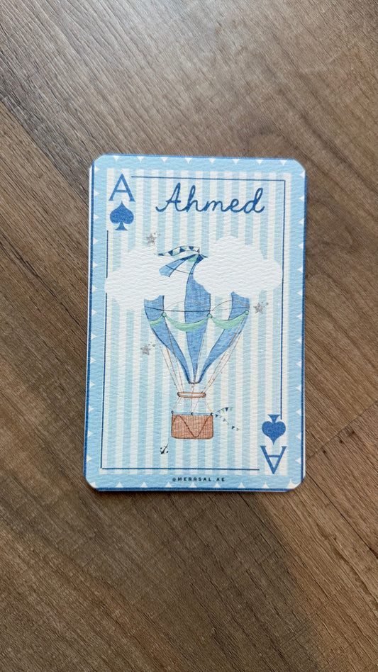 Ahmed playing card
