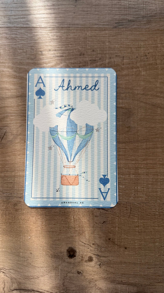 Ahmed playing card