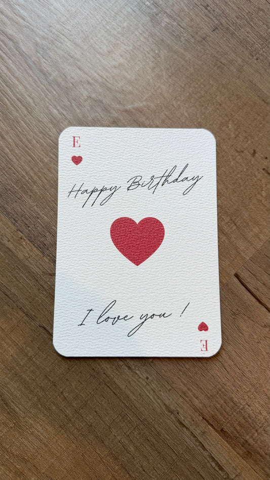 EE playing card