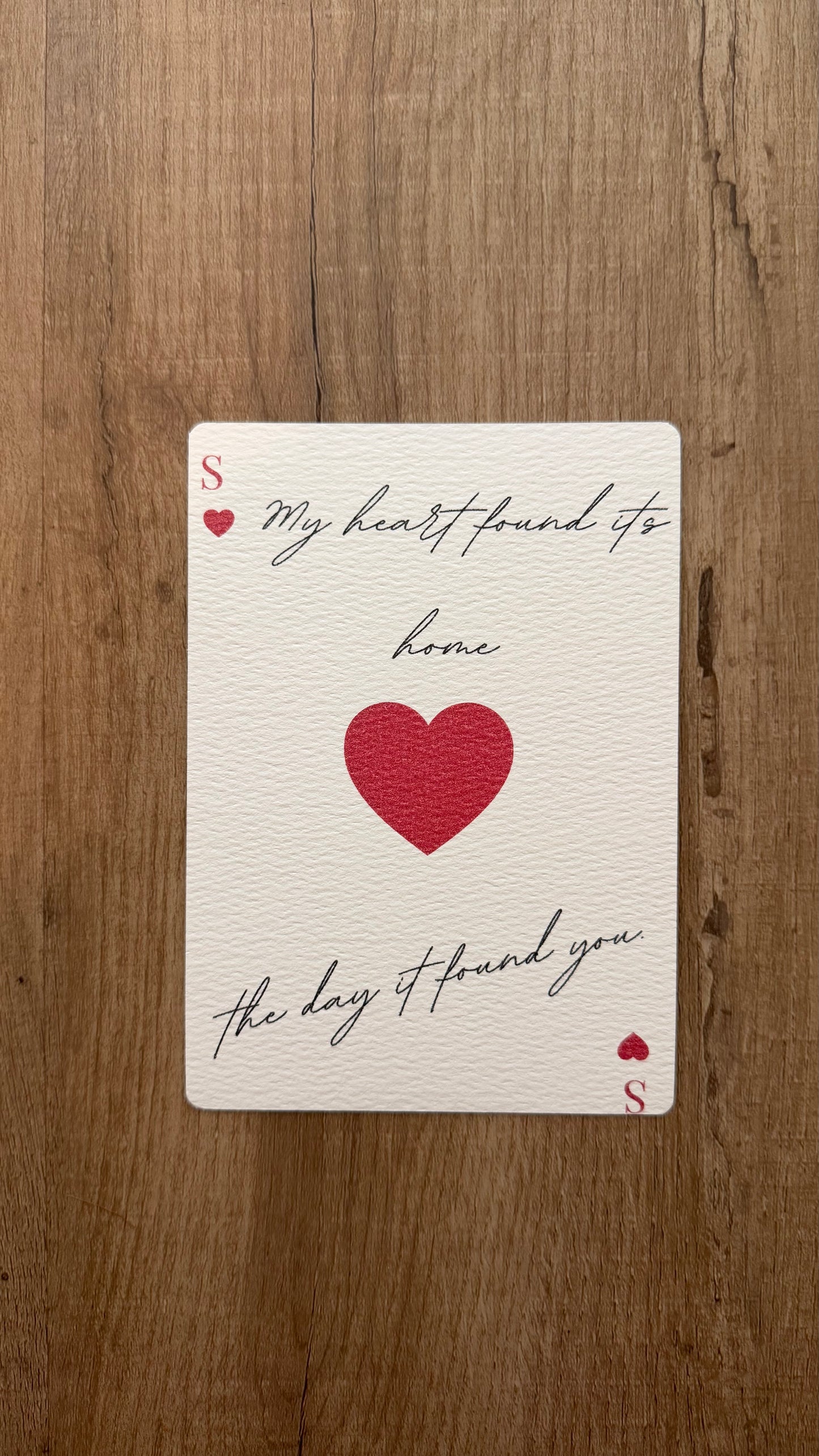 Double S playing card