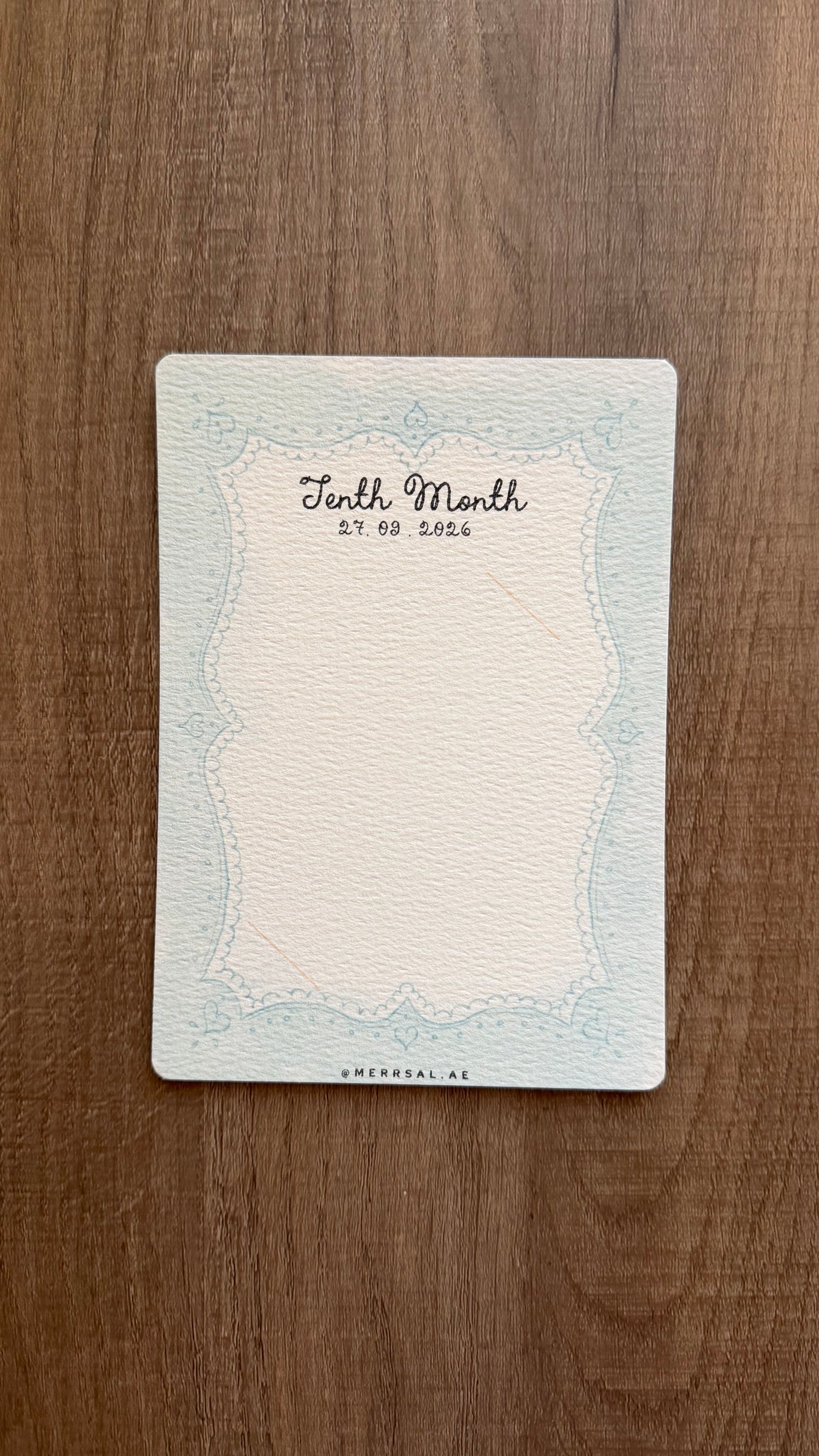 Polaroid card