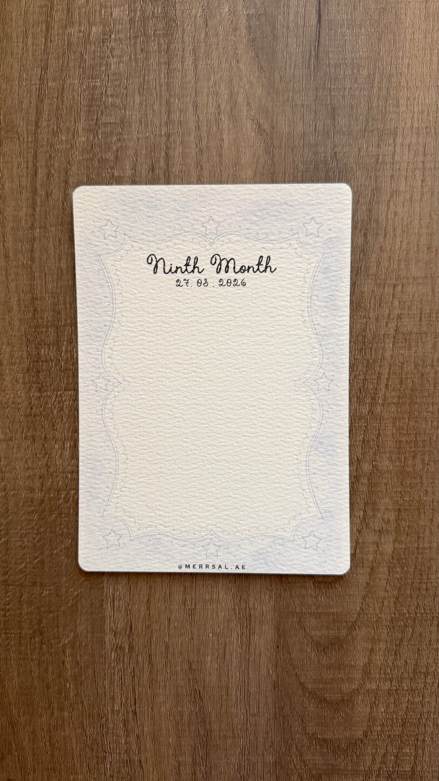 Polaroid card