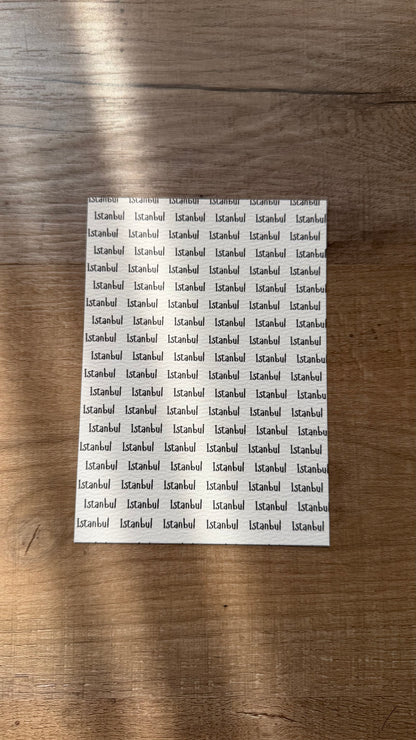 Istanbul ( double sided)