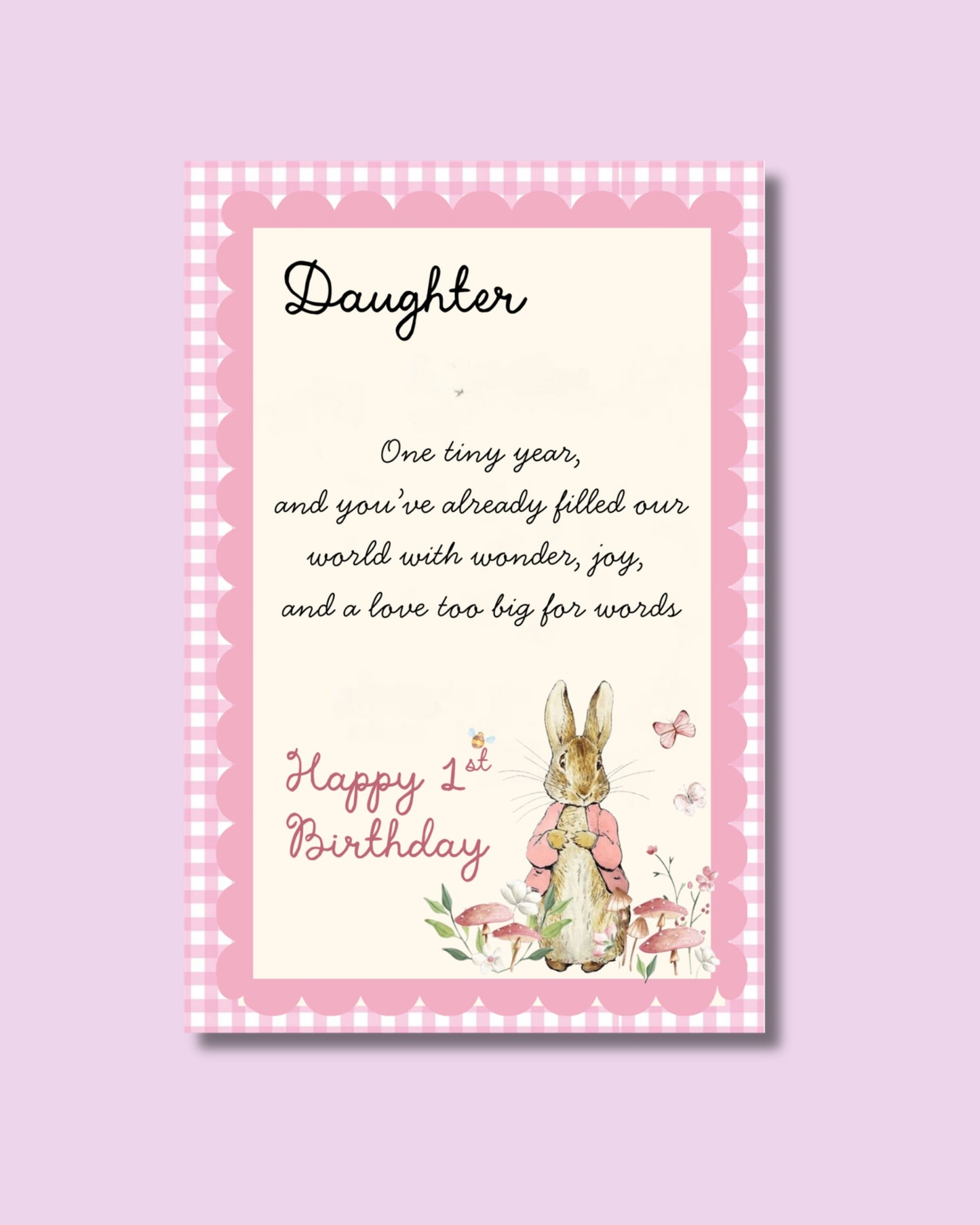 Happy 1st birthday